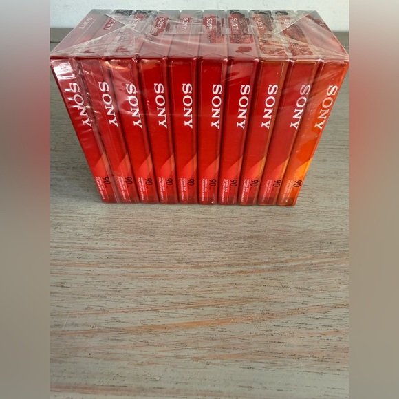 SONY HF 90 C90HFR 10-Pack Blank Audio Cassettes Sealed NOS Type 1 Normal Bias 08 - Picture 3 of 6